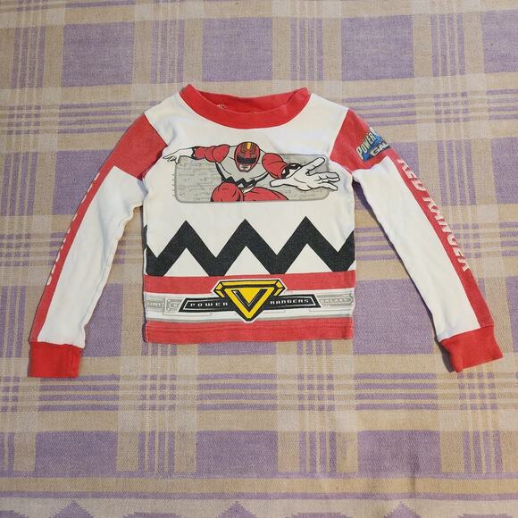 RARE Vintage Mighty Morphin Power Rangers Red Ranger Unisex Youth Sz 6 90s Lost - Picture 1 of 10